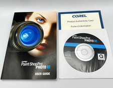 Corel Paint Shop Pro Photo XI 11 PC Software Disc & Manual WITH KEY CODE picture