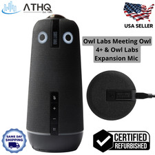 Owl Labs Meeting Owl 4+ Camera & Expansion Mic Bundle 360° 4K Conference System picture