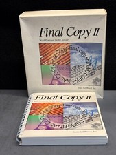 Final Copy II Word Processor 1992 Softwood Amiga - BIG BOX & MANUAL ONLY picture
