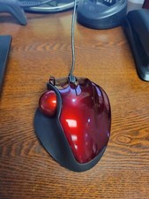 SANWA Wired Ergonomic Trackball Mouse, Computer Rollerball Mice, Laser Se... New picture