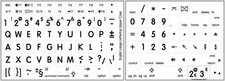 Mac English Large Lettering Keyboard Sticker Laminated Non-Transparent White picture