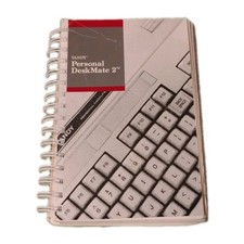 TANDY Personal DeskMate 2 Owner's Manual 1987 vintage computer book picture