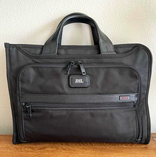Tumi Alpha II Black Nylon 15 in Laptop Briefcase Organizer Monogram 26110D2 picture