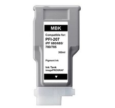 PFI207 MBK Matte Black Ink Cartridge fit Canon ImagePrograf 680 685 780 785 picture