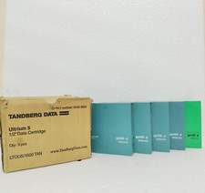 New Tandberg Data LTO Ultrium 1/2 Data Cartridge 800GB/1.6TB (Pack of 5) picture