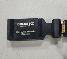 Black Box Mini-CAT5 VGA Extender AC504A RJ45 to VGA 1:1 Black picture