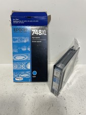 Epson 748XL Cyan Ink - New Sealed Genuine Exp 10/2027 picture