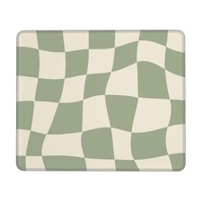 012 Boho Checkered Green Mousepad, 8.3 x 10.3 in, 012 checkered green picture
