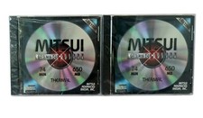 Mitsui CD-R 74 Min 650 MB Thermal Discs Lot Of 2 picture