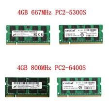 16GB 8GB 4GB 2GB DDR2 667 800MHz SODIMM 1.8V Laptop RAM For Crucial Lot picture