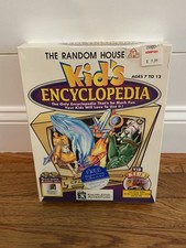 Vintage The Random House Kid’s Encyclopedia 1996 Big Box PC Software New Sealed picture