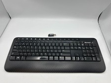 Microsoft Wireless Keyboard 2000 WITH USB Receiver Model 1477 FREE S/H picture
