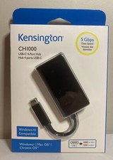 Kensington Ch1000 USB-C 4-Port Hub 5Gbps NEW picture