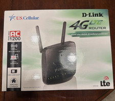 D-Link DWR-961 - US Cellular 4G LTE Wireless Router AC1200 No Eithernet Cords picture