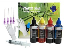 4X100ML Inkjet Printer Ink Refill Kits Refill Ink for HP, Canon, Epson, Lexmark. picture