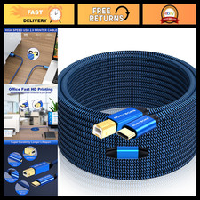 50ft USB C to USB B Printer Cable - High Speed, Active, Compatible with Printers picture