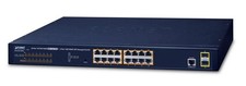 Planet GS-4210-16P2S IPv6/IPv4 16-Port Managed 802.3at POE+ Gigabit Ethernet ~E~ picture