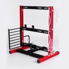 Red DIY ITX ATX MATX PC Frame Test Bench Open Air Case Water Cooling Fan Chassic picture