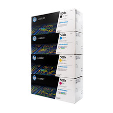 Genuine HP 508X High Yield Toner Set CF360X CF361X CF362X CF363X CMYK picture