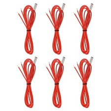 Ceramic Cartridge Heater, DC24V 40W Heaters,Red 6 Pack picture