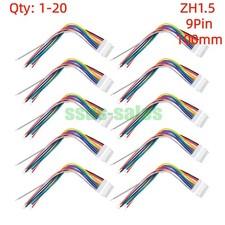 lot ZH1.5mm 9Pin Single End Cable With Straight Pin Housing 100MM picture