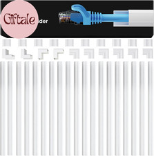 Cable Hider - 300” One-Cord Cable Raceway Wire Hider for Cable Concealer Cord Hi picture