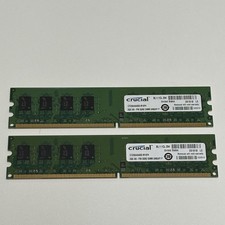 Crucial 4GB (2 X 2GB) DDR2 800 MHz PC2-6400 Desktop RAM 240-pin CT25664AA800 picture