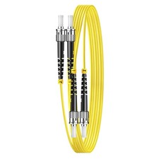 FiberPrime ST to ST Single Mode Fiber Cable, 3ft, 1 Pack picture
