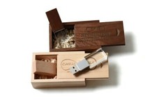 Wooden Stick Pen Drive Crystal Memory Flash Storage Custom Your Own Logo 4-64 GB picture