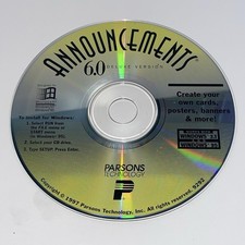 Announcements 6.0 Deluxe Version For Windows (Win 3.1 & 95) (Vintage PC CD-ROM) picture