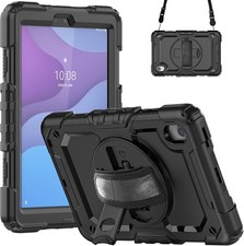 Case for Lenovo Tab M8 3rd 2022 8.0'' with Screen Protector, Rotating Stand Blac picture
