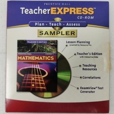 Prentice Hall Teacher Express Sampler Mathematics Course 3 CD-ROM picture