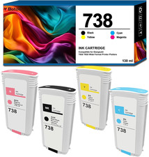 738/738XL Ink Cartridge for HP DesignJet T850 & T950 Wide-Format Printer Plotter picture