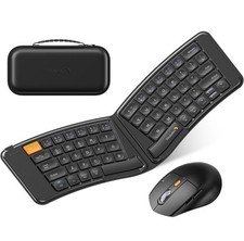 ProtoArc Ergonomic Foldable Keyboard Mouse, XKM03 Portable picture
