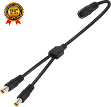 DC7909 Y Splitter Adapter Cable 14AWG DC 8Mm 1 Female to 2 Male Power picture