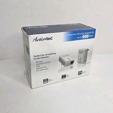 Actiontec Powerline Network 2 Single Port Adapter Kit 500 Mbps PWR500 picture