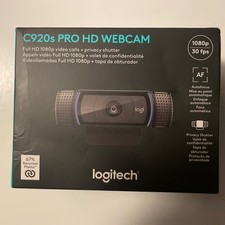 Logitech C920S Pro HD 1080p Webcam - black - New in Box picture