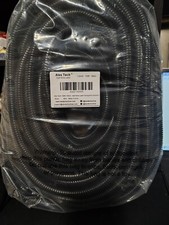 ALEX TECH SPLIT WIRE LOOM 1/2 INCH 100FT. BLACK NEW picture