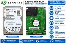 New Seagate Thin HDD ST500LT012 500GB 2.5