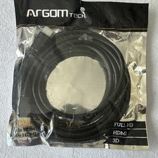 Argom Tech HDMI Cable 10ft Full HD 3D Black ARG-CB-1875 picture