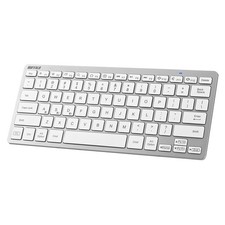 Buffalo Keyboard Bluetooth 5.0 US Layout Silver BSKBB335SV picture