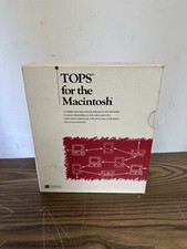 VINTAGE CENTRAM TOPS FOR MACINTOSH LOCAL AREA NETWORK SOFTWARE MANUAL DISKS picture