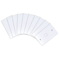 Wall Plate for Cat6 Cat5e Cat7 Cat5 RJ45 Keystone Jack White Lot picture