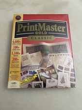 Vintage 1997 Mindscape Printmaster Gold Classic Softare CD ROM for Windows DS picture