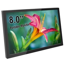 ELECROW 8 Inch Portable Monitor, 1280x800 Mini HD Display with Builtin Speake... picture