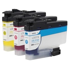 CYAN, MAGENTA ,YELLOW - BROTHER GENUINE LC30373PKS, 3-PACK SUPER HIGH-YIELD picture