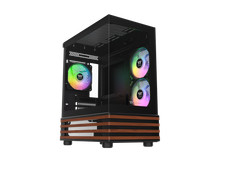 Thermaltake View 170 WS ARGB; Micro Chassis; Bottom Wood Trim; 3x120mm ARGB Lite picture