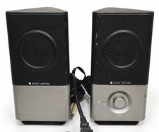Altec Lansing 220 2-Piece Multimedia Computer Speakers Tested Working 120V picture