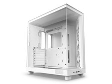NZXT H6 FLOW Compact Dual-Chamber Mid-Tower Airflow Case, White, CC-H61FW-01 picture