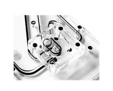 Bykski Distro Plate For DEEPCOOL SPACE STATION - PMMA w/ 5v Addressable RGB(R... picture